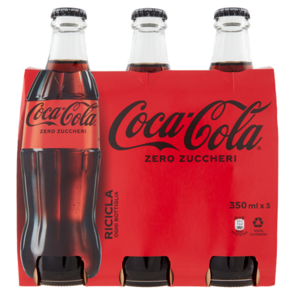 COCA-COLA Zero Zuccheri Vap 3 x 350 ml