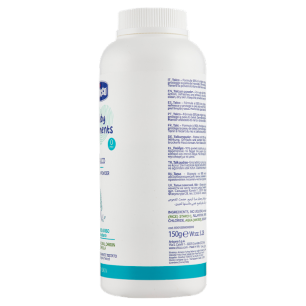 chicco Baby Moments Talco 0m+ 150 g