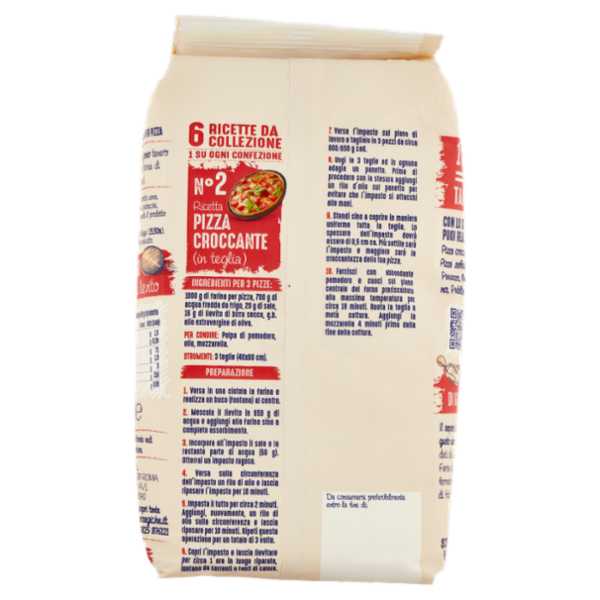 Le Farine Magiche Farina per Pizza Classica o Alveolata 1000 g