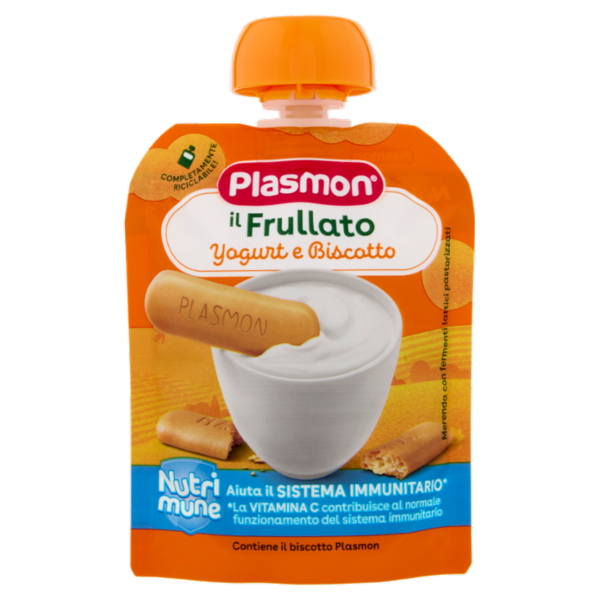 Plasmon il Frullato Yogurt e Biscotto Nutrimune 85 g