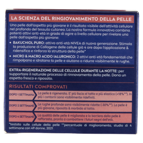 Nivea Expert Lift Cellular Crema Notte Anti-Età Multidimensionale 50 ml