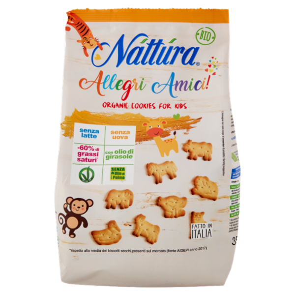 Náttúra Allegri Amici! Organic Cookies For Kids Bio 350 g