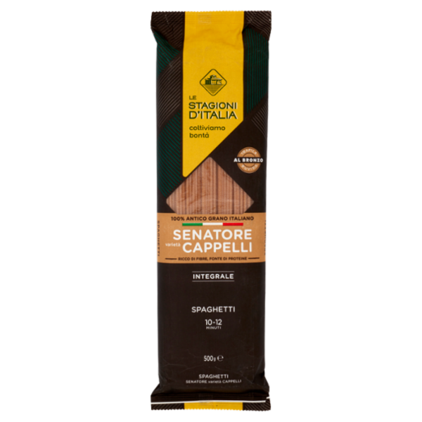 Le Stagioni d'Italia Senatore varietà Cappelli Integrale Spaghetti N° 102 500 g