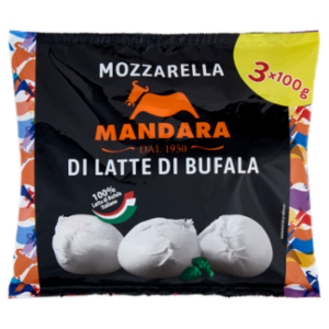 Mandara Mozzarella Di Latte Di Bufala 3 x 100 g