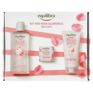 Equilibra Kit Viso Rosa Ialuronica Idratante