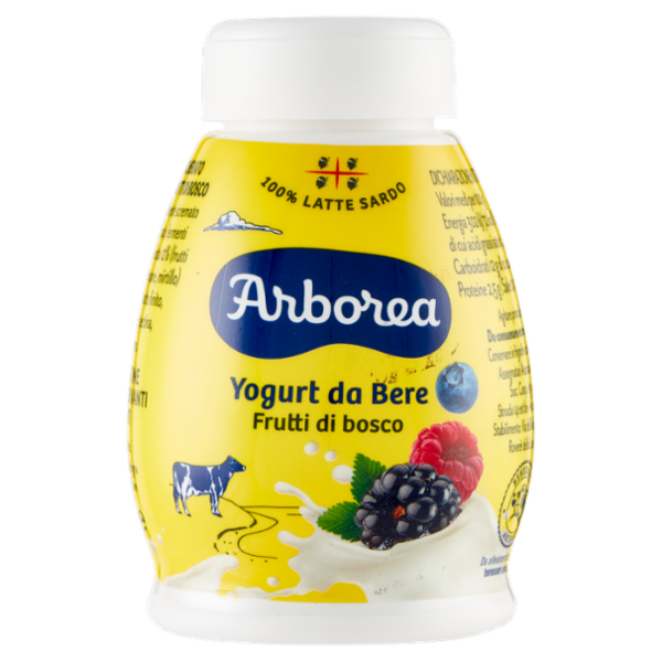 Arborea Yogurt da Bere Frutti di bosco 200 g
