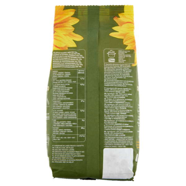 Sgambaro Pastasole Fusilli di Grano Duro e Farina di Semi di Girasole N°47 500 g