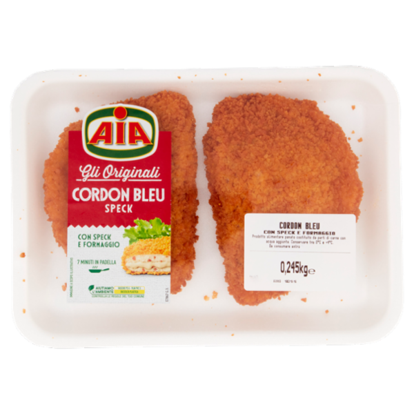 Aia Gli Originali Cordon Bleu con Speck e Formaggio 0,245 kg