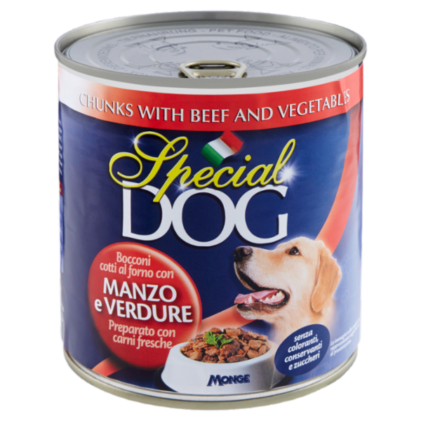 Special Dog Bocconi cotti al forno con Manzo e Verdure 720 g