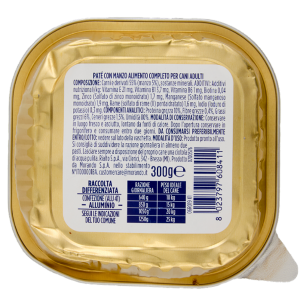 IL GIGANTE Piccoli Grandi Amici Paté con Manzo 300 g