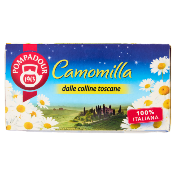 Pompadour Camomilla dalle colline toscane 18 x 1,7 g