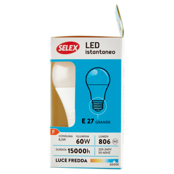 Selex Lampadina Led SMD Goccia E27 9W