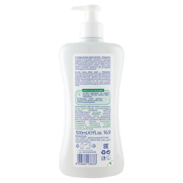 chicco Baby Moments Bagno Corpo Protection 0m+ 500 mL
