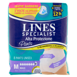 Lines Specialist Alta Protezione Pants Unisex Taglia M Maxi 8 Pz