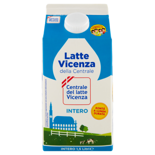 Centrale del latte Vicenza Intero 1,5 Litri