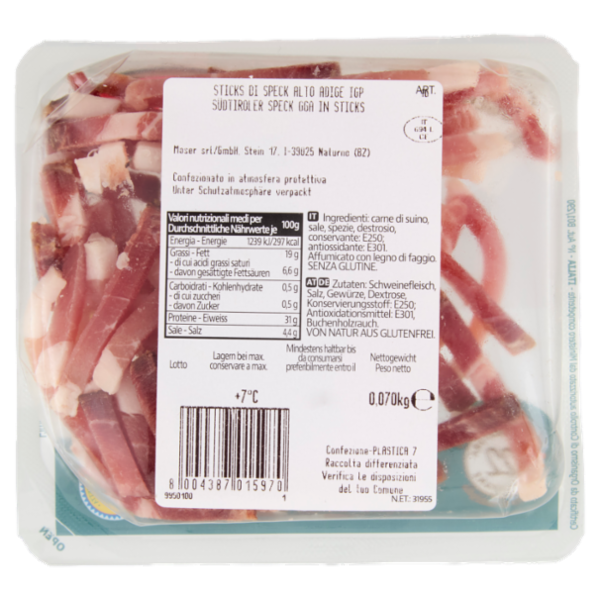 Moser Sticks Speck Alto Adige IGP 0,070 kg