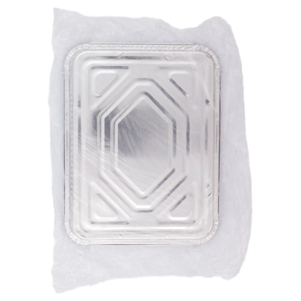 Frio Vaschette in Alluminio con Coperchio 4 Porzioni 3 pz