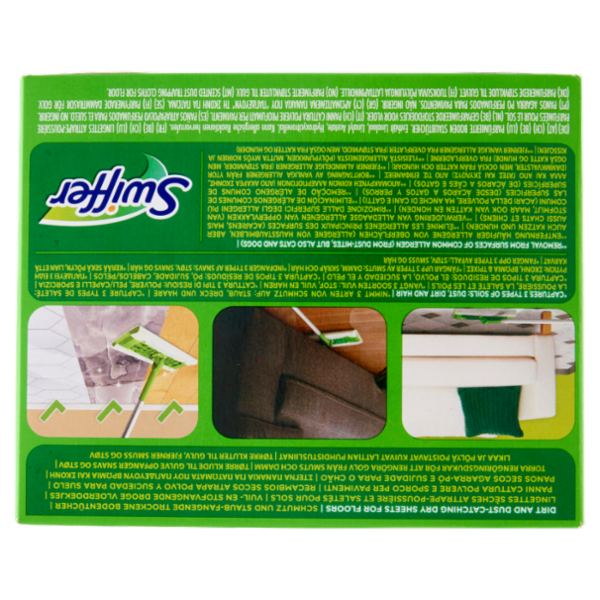 Swiffer Panni Catturapolvere per Scopa Swiffer Profumo Fresco e Pulito - Ricarica 36 Panni
