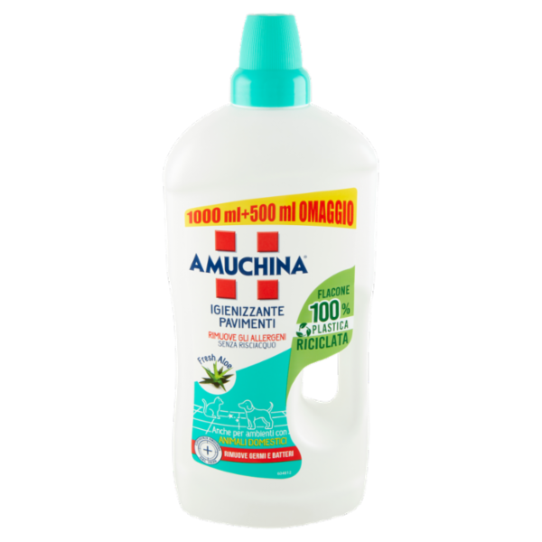Amuchina Igienizzante Pavimenti Fresh Aloe 1000 + 500 ml