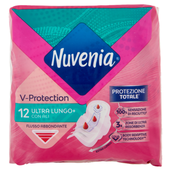 Nuvenia V-Protection Ultra Lungo+ con Ali 12 pz