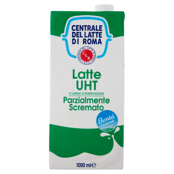 Centrale del Latte di Roma Latte UHT a Lunga Conservazione Parzialmente Scremato 1000 ml