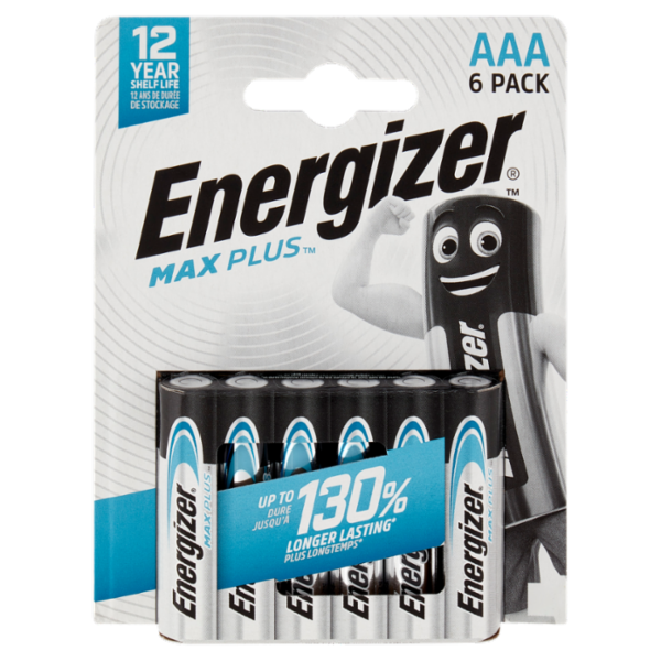 Energizer Max Plus AAA 6 pz