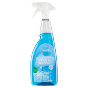 Consilia Detergente Per Vetri e Specchi Con Ammoniaca 750 Ml