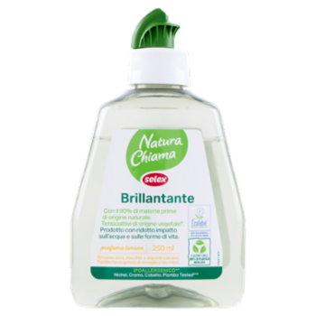 Selex Natura Chiama Brillantante Per Lavastoviglie Limone Ecologico 250 Ml