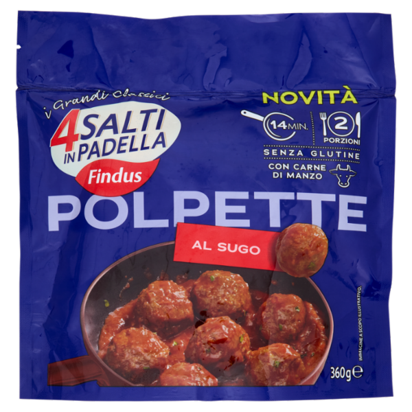 4 Salti in Padella Findus Polpette al Sugo 360 g
