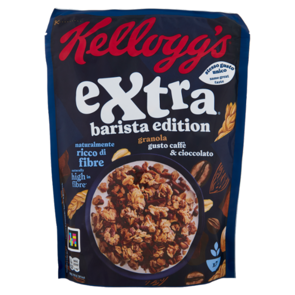 Kellogg's extra barista edition granola gusto caffè & cioccolato 350 g
