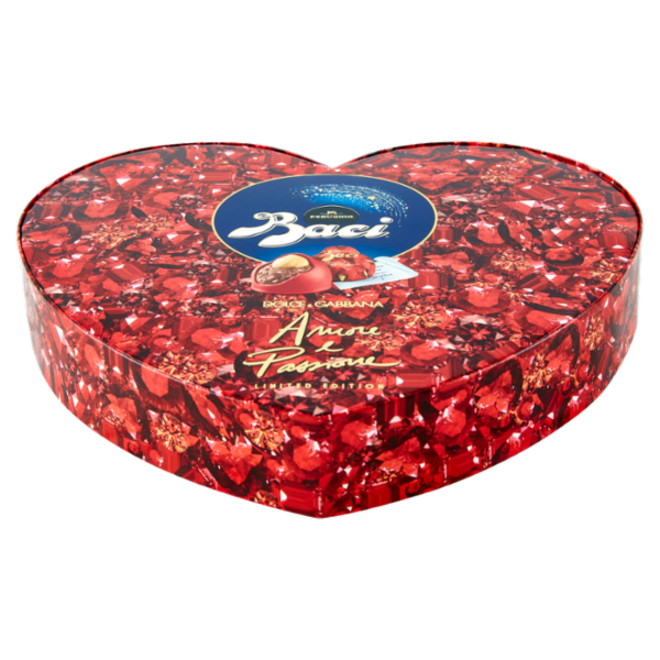 BACI PERUGINA Cioccolatini Amore e Passione preparazione dolciaria gusto lampone Scatola Cuore 100 g