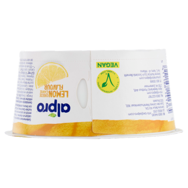 Alpro Alternativa Vegetale allo Yogurt, Gusto Lemon Cheesecake, Fonte di Calcio,Basso in grassi,135g