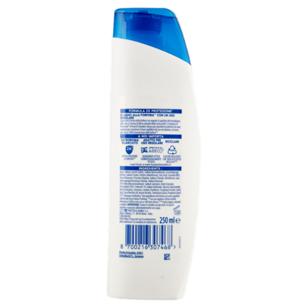 Head & Shoulders Shampoo Antiforfora Idratazione Profonda 250 ml