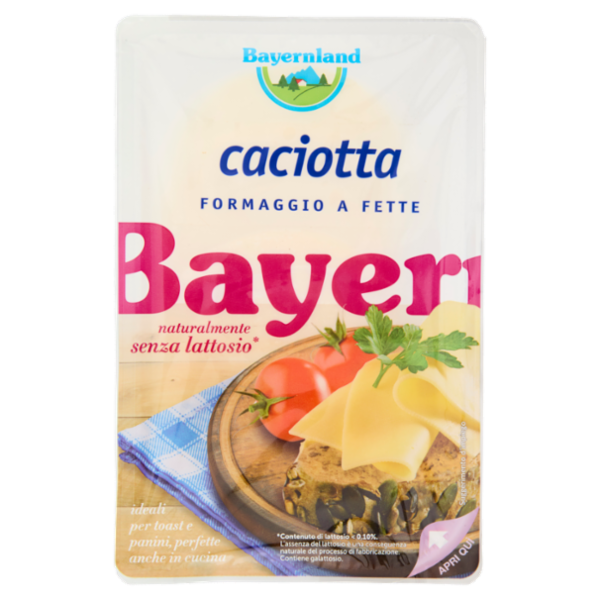 Bayernland Caciotta a fette senza lattosio 100 g