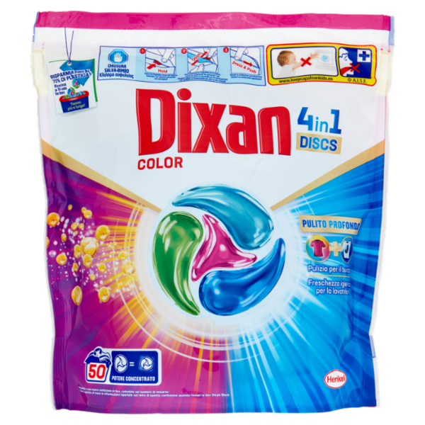 DIXAN Discs Color 50pz (825g)