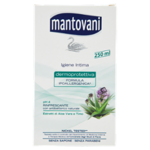 Mantovani Igiene Intima PH 4 Rinfrescante Con Antibatterico Naturale 250 Ml