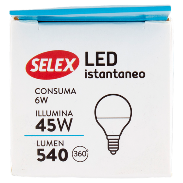 Selex Lampadina Led SMD Minisfera E14 6W