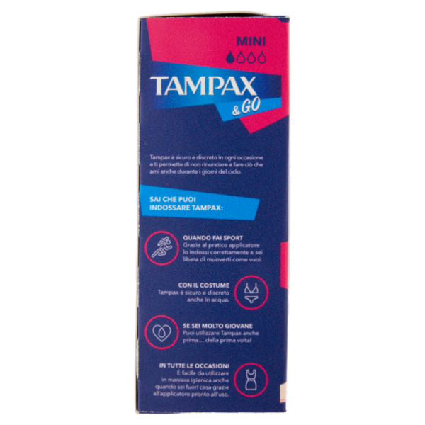 Tampax & Go Mini 18 pz