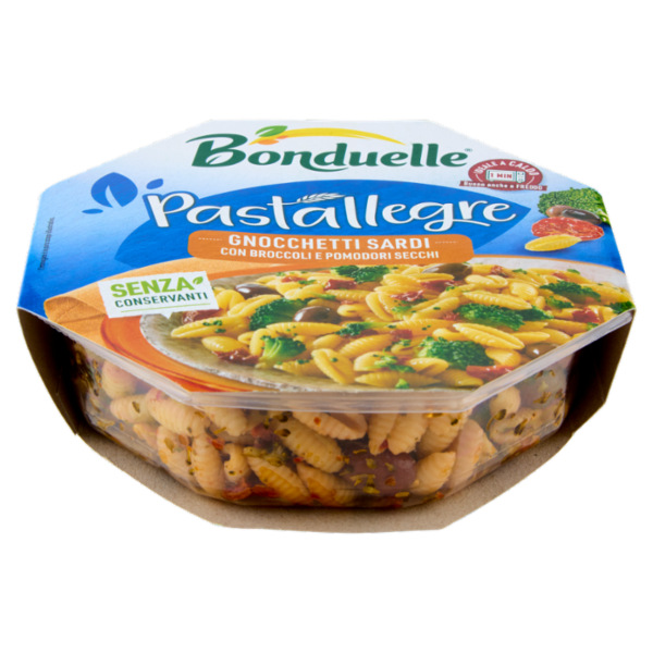 Bonduelle Pastallegre Gnocchetti Sardi con Broccoli e Pomodori Secchi 200 g