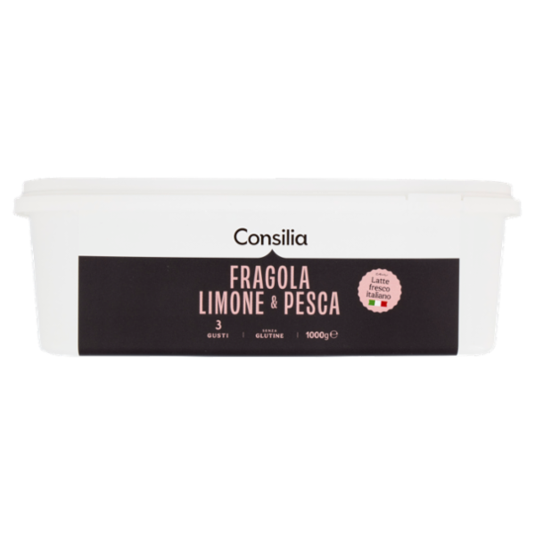 Consilia Gelato Fragola, Limone e Pesca 1 kg