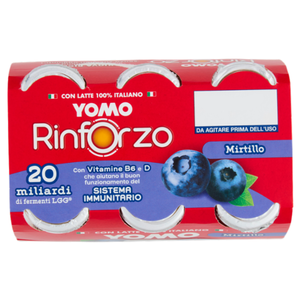 Yomo Rinforzo Mirtillo Senza Zuccheri Aggiunti* 6 x 90 g