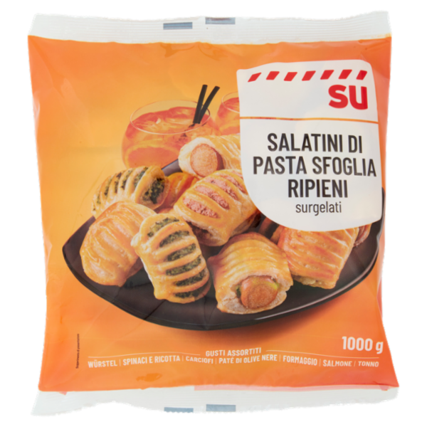 Sù Salatini di Pasta Sfoglia Ripieni Surgelati 1 kg