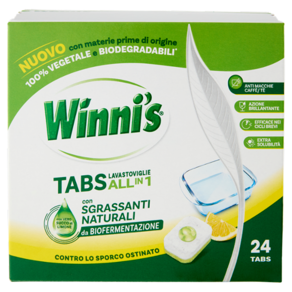Winni's Tabs Lavastoviglie All in 1 24 x 18 g