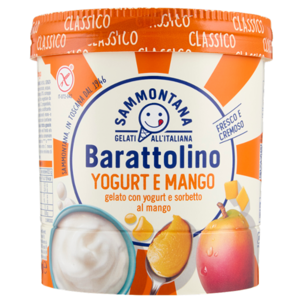 Sammontana Barattolino Classico Yogurt e Mango 500 g