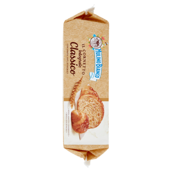 Mulino Bianco Cornetti Integrali Merenda con 100% Farina Integrale 6 pezzi 240g