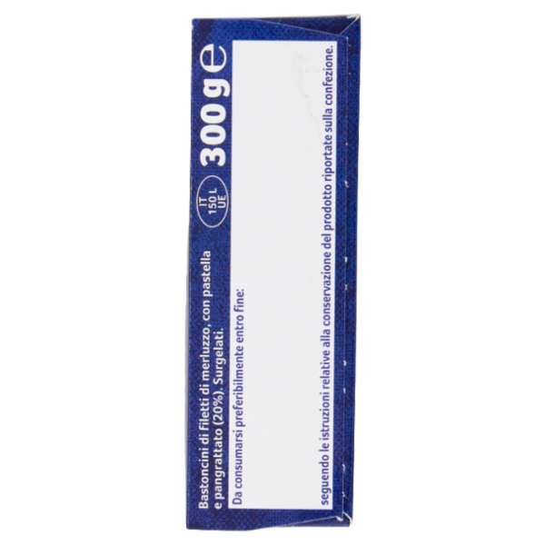 Capitan Findus 12 Bastoncini con 100% Filetti di Merluzzo 300 g