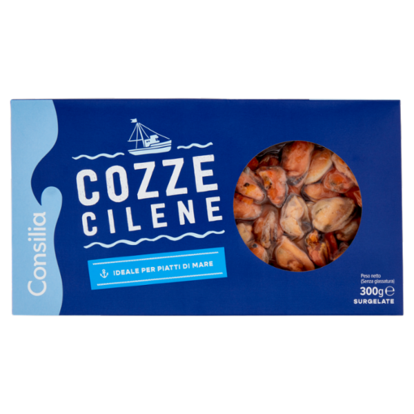 Consilia Cozze Cilene Sgusciate Surgelate 300 g
