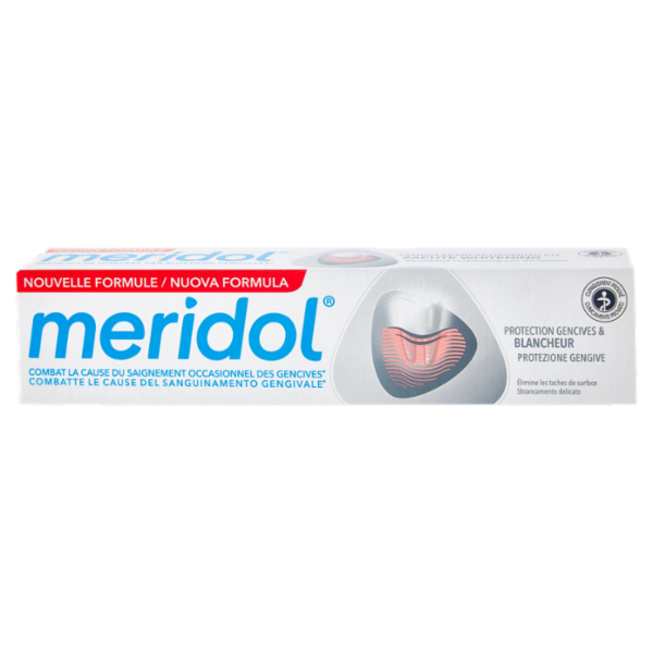 meridol dentifricio Protezione Gengive e Sbiancamento Delicato 75 ml
