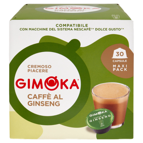 Gimoka Caffè al Ginseng Compatibile Nescafè* Dolce Gusto* 30 Capsule 216 g
