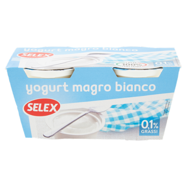 Selex Yogurt Magro Bianco 2x125 g
